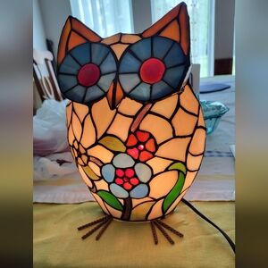 Stain glass owl